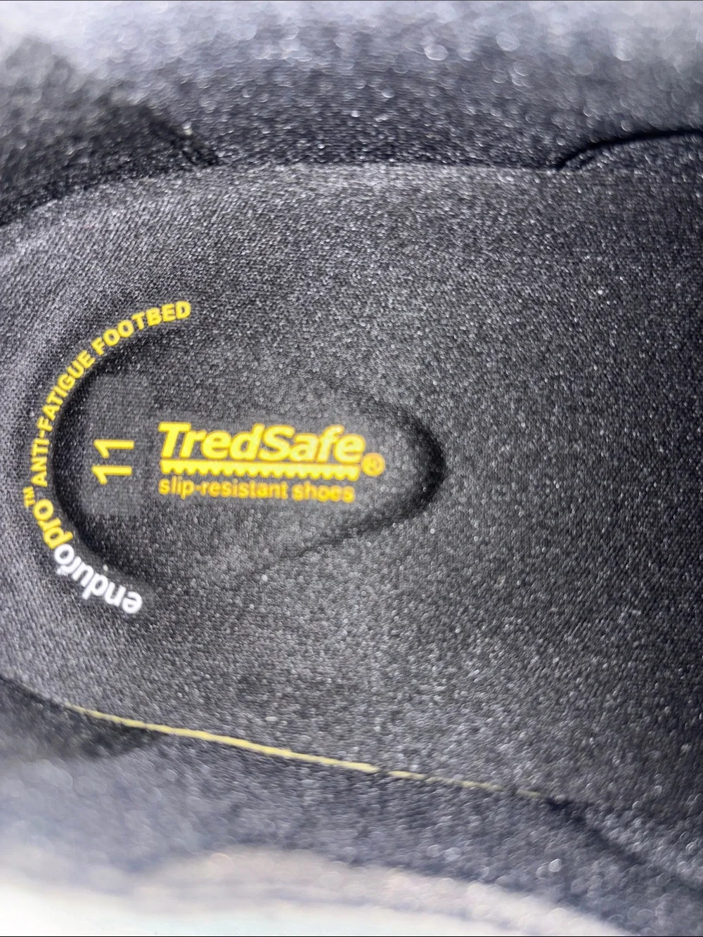 Black Men's Tredsafe shoes size 11